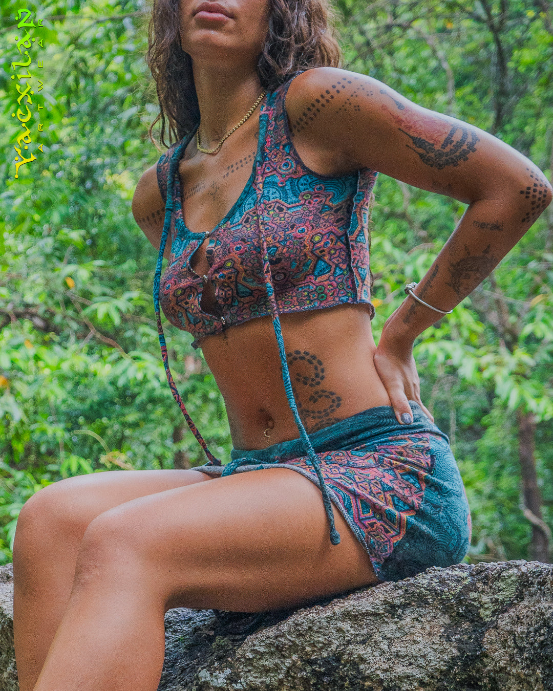 Woman Combo Boho Mini Skirt / Knits - ATLANTIS